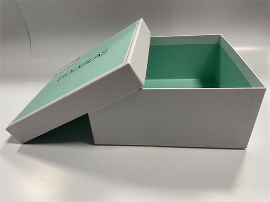 Caja de embalaje de electrónica de estilo joven azul claro Caja de papel rígido personalizada