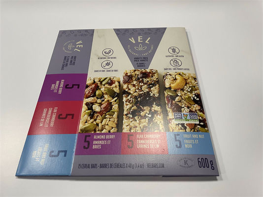 Caja de embalaje de nueces plegable Caja de embalaje de papel de cartón para alimentos