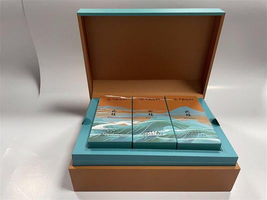 Caja de regalo de papel de estampado de papel CYMK Caja de cartón cuadrada con tapa con logotipo personalizado