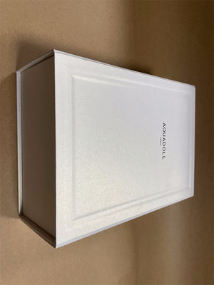 Caja de papel plegable ecológica Caja de regalo de cartón blanco reciclable