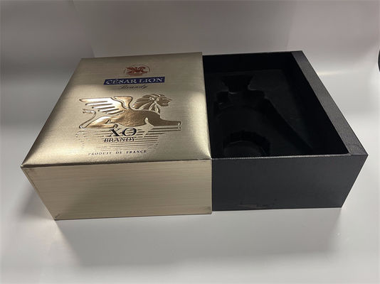 Cajas de embalaje de vino de lujo personalizadas 750 ml Caja de vino premium