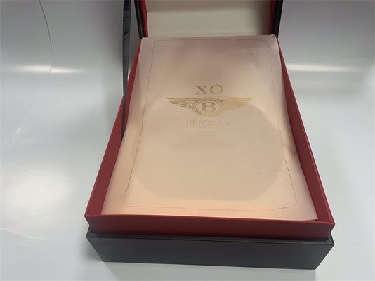 Caja de vinos rojos de lujo caja de regalo de vinos con revestimiento de satén