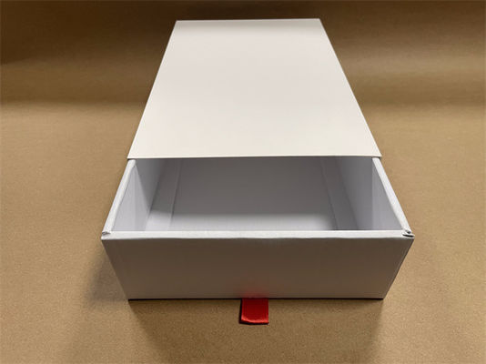 Cajas de almacenamiento de cartón blanco ligeras Caja de cartón de papel ecológico personalizado