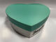 CMYK Caja de regalo rígida Caja de cartón en forma de corazón verde Cerradura magnética