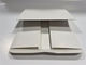 Caja de embalaje en relieve de color blanco CMYK Impresión Cajas de regalo de cartón blanco